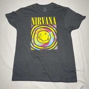 Nirvana Graphic T-Shirt in Gray